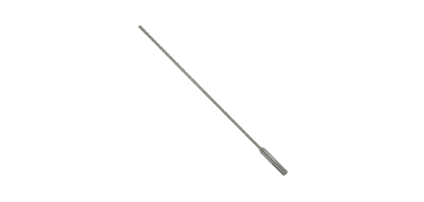 A 3/16-inch heavy duty 4-cutter hammer drill bit on a white background.