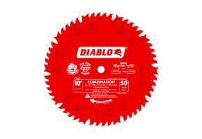 Diablo 10", 50 Teeth Combination Blade