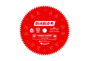 Diablo 12", 44 Teeth General Purpose Wood Blade 