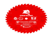 Red Diablo 10-inch 40-tooth general purpose circular saw blade for wood cutting.