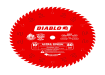  Gemini said Red circular Diablo 10-inch 80-tooth ultra finish saw blade for miter and table saws.