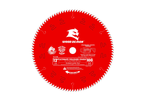 Diablo 12", 100 Teeth Ultimate Polished Finish Blade 