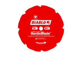 Diablo 12", 8 Teeth PCD HardieBlade™ for James Hardie