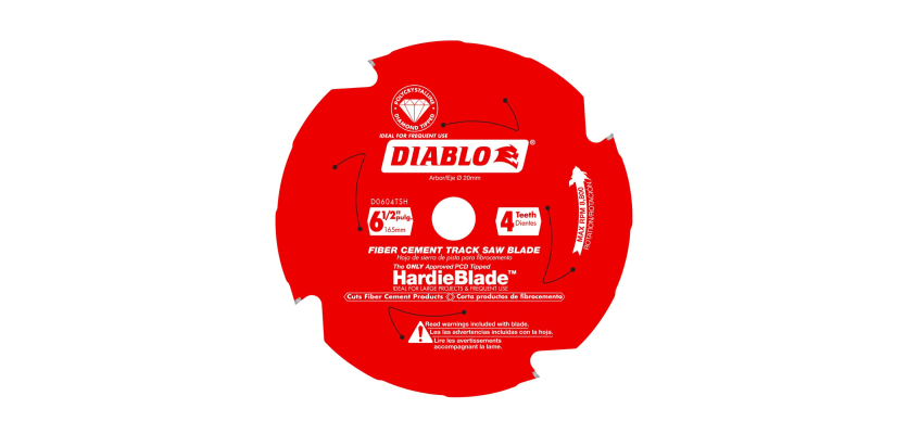  Gemini said Diablo 6-1/2 inch 4-tooth fiber cement HardieBlade for track saws with polycrystalline diamond tips.