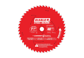 Diablo 7-1/4" x 48-Teeth Cermet II Saw Blade