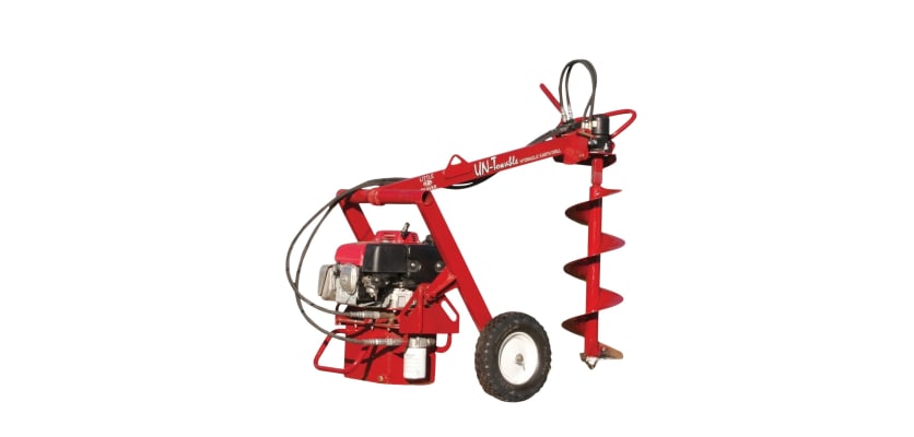 Little Beaver Hydraulic Earth Drill featuring a heavy-duty 11 HP Honda GXV340 engine