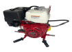 Compact hydraulic power source designed to run high-torque earth drills and tools.