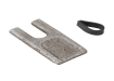 Forged steel Little Beaver #35 Pengo style tooth shown with rubber locking inserts