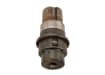 Precision-machined replacement transmission shaft for Little Beaver mechanical earth drill gearboxes