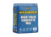 Sakrete Maximizer Concrete 80lb bag on a construction site