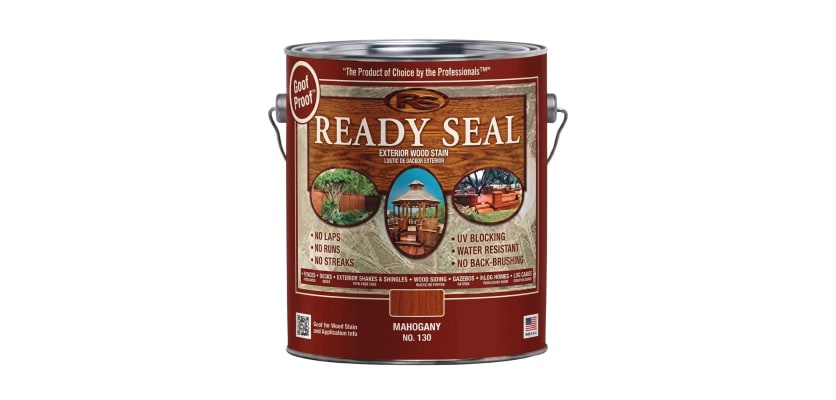 Ready Seal Mahogany Stain 1-gallon can for sealing and protecting exterior wood