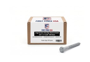 1/4" x 1-3/4" Lag Screw Hot Dip Galvanized 100 Box