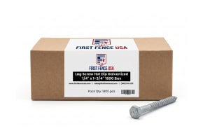  1/4" x 1-3/4" Lag Screw Hot Dip Galvanized 1800 Box