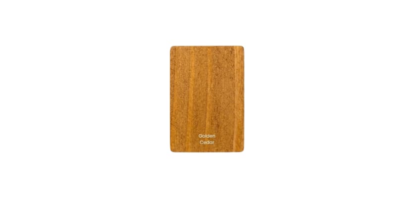 Huemiller Golden Cedar Wood Stain & Sealant Color Swatch