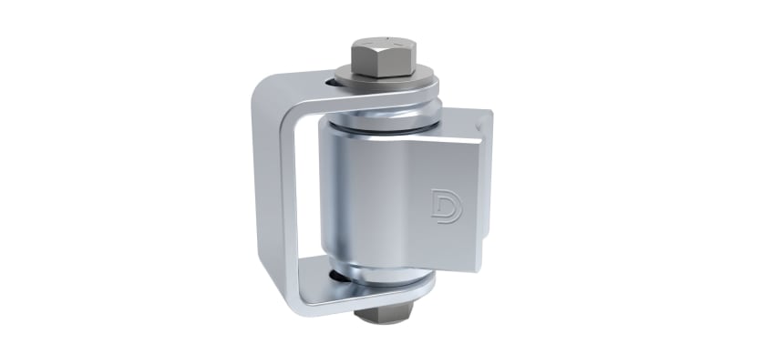 D&D Hardware Heavy Duty BadAss weld-on steel hinge for gates up to 1,500 lbs.