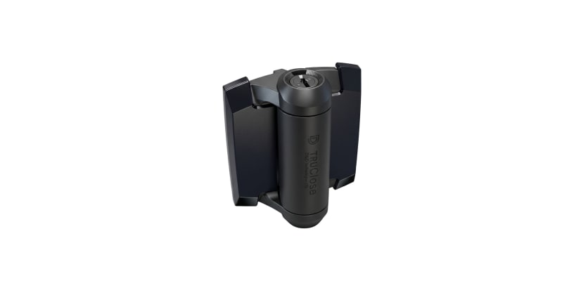 D&D TruClose Series 3 Regular Hinges in black for residential metal gates.