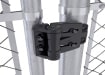 Rust-proof D&D TruClose Mini Multi-Adjust hardware for tubular metal fence posts