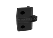 D&D GateStop for Metal Gates with shock-absorbing black rubber bumper insert