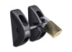 D&D T-Latch Toggle-Style Latch in black polymer for residential privacy gates.