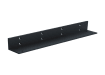 Black SlimLine Vertical Gate Closer Mounting Bracket Body Kit for metal fence posts.