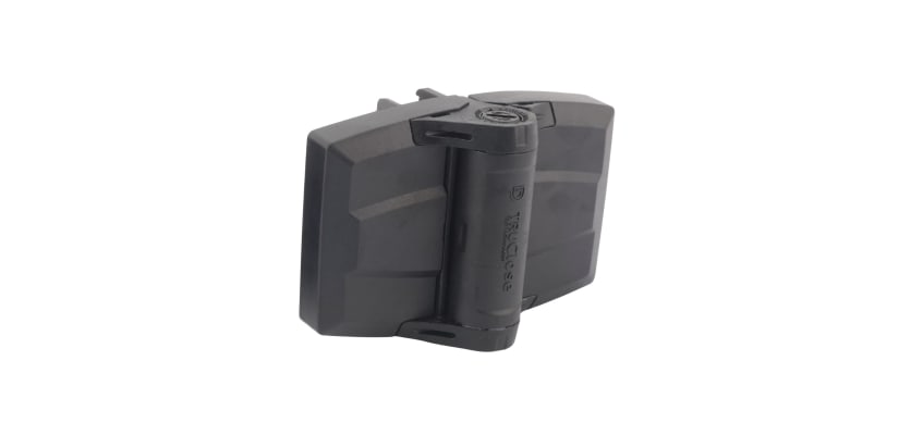 TruClose Heavy Duty Multi-Adjust Gate Hinge in black polymer for heavy metal gates