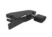 D&D SureClose Adjustable Gate Stop with black rubber bumper for shock absorption.