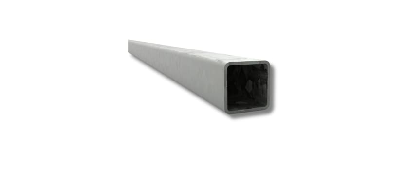 Corrosion resistant galvanized 1 inch square steel tube 16 gauge long rail