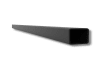 Black powder coated 1 inch square steel tube 10 feet long security rail