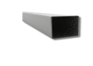 Protective galvanized 2-1/2 inch square steel tube 5 feet long perimeter frame.