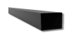 Premium black powder finish 4 inch square structural steel tube for entry gates