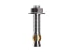 Ultra long concrete fastener with zinc plating and continuous expansion ring for deep embedment