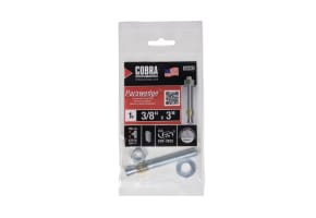 Cobra Parawedge 3/8" x 3", 1pc