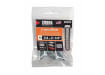 Four piece pack of one quarter inch by two and a quarter inch Cobra Tork masonry anchors