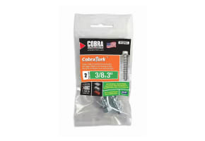 Cobra Tork 3/8" x 3", 2pcs - Mechanical Galvanized