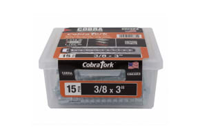 Cobra Tork 3/8" x 3", 15pcs