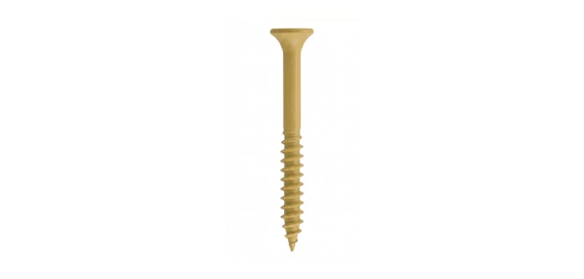 High capacity bulk bucket wood screw showcasing advanced green anti corrosion finishes