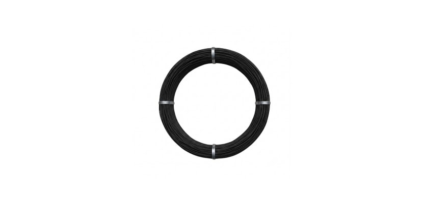 9ga x 1000 foot roll of black smooth tension wire for chain link fence reinforcement