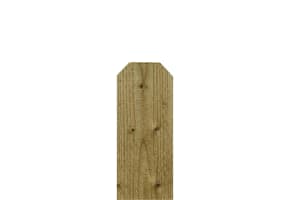 Western Red Cedar Dog Ear Picket 3/4" x 5-3/4" x 8' 