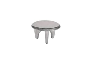 Flat Caps 2-3/8" Aluminum Plug F/Tube Drive In Plug